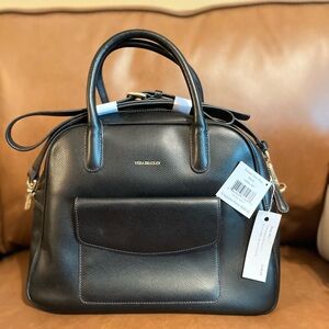 Vera Bradley Black Satchel Bag